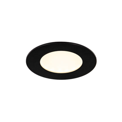 GoodHome Karluk CCT indbygningsspot 600 lm IP65 mat-sort