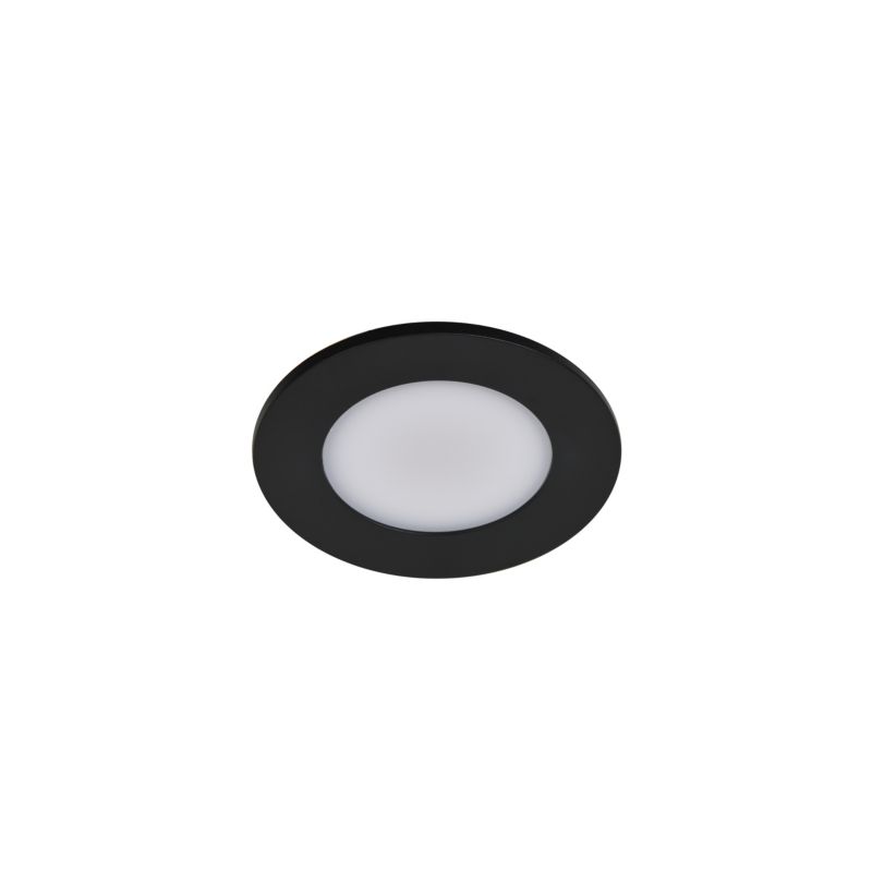 GoodHome Leavitt LED-indbygningsspot 300 lm IP44 2700 K sort