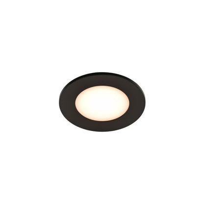 GoodHome Leavitt LED-indbygningsspot 300 lm IP44 2700 K mat-sort