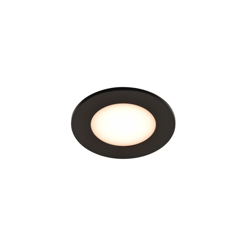 GoodHome Leavitt LED-indbygningsspot 300 lm IP44 2700 K sort