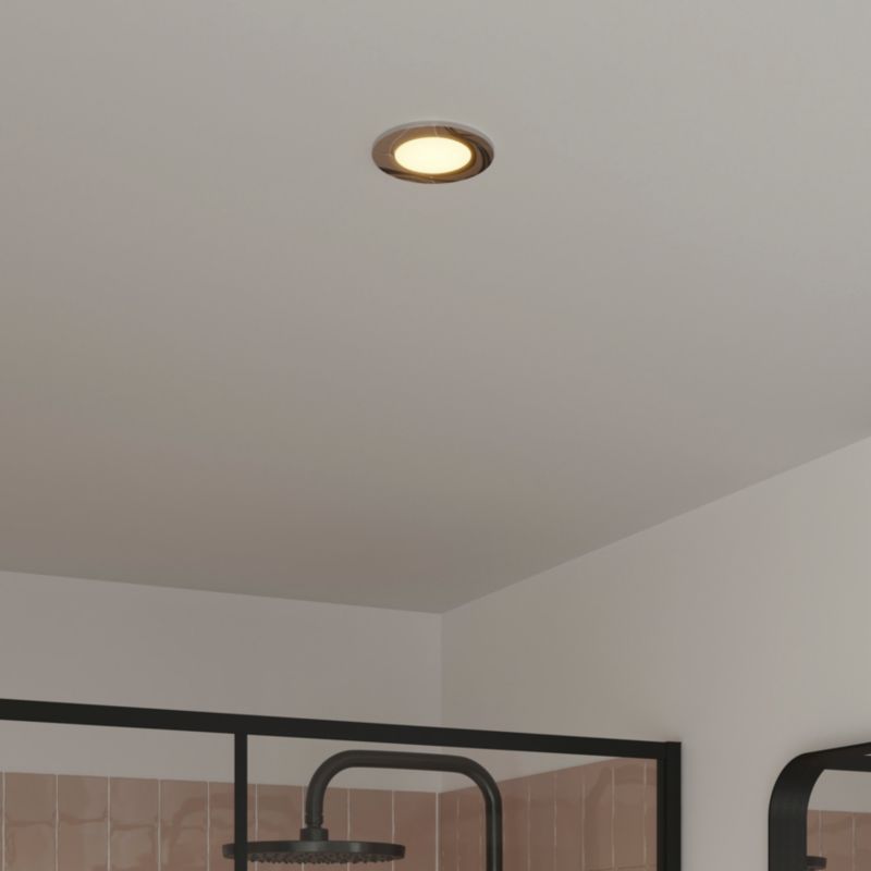 GoodHome Leavitt LED-indbygningsspot 300 lm IP44 2700 K sølv