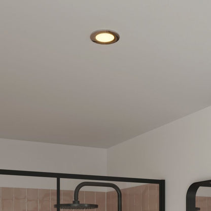 GoodHome Leavitt LED-indbygningsspot 300 lm IP44 2700 K sølv