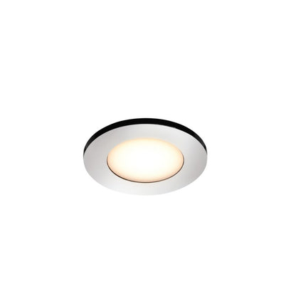 GoodHome Leavitt LED-indbygningsspot 300 lm IP44 2700 K sølv