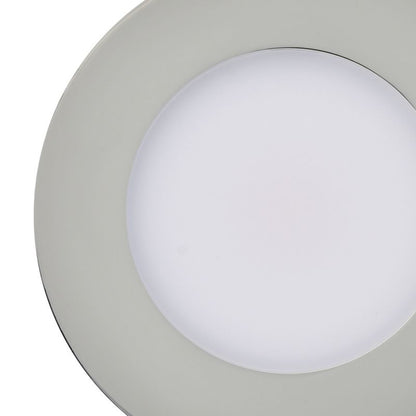 GoodHome Leavitt LED-indbygningsspot 300 lm IP44 2700 K sølv