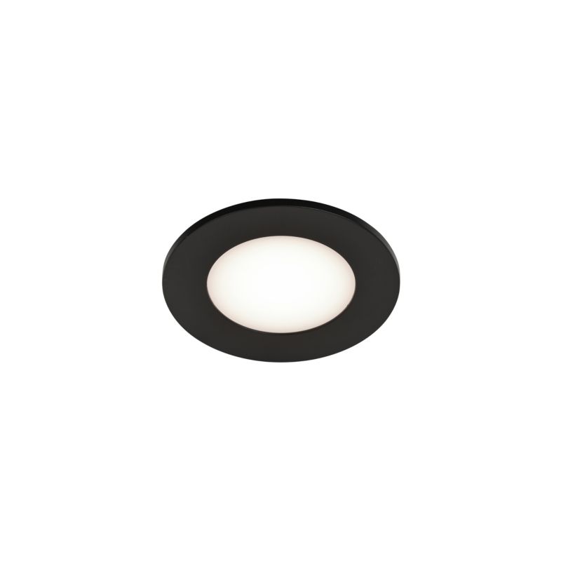 GoodHome Leavitt indbygningsspot 300 lm IP44 4000 K mat-sort