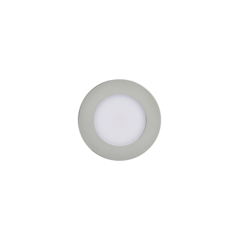 GoodHome Leavitt LED-indbygningsspot 300 lm IP44 4000 K sølv, 3 stk.