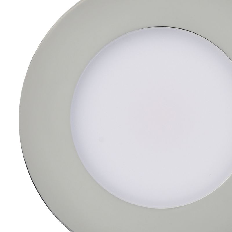 GoodHome Leavitt LED-indbygningsspot 300 lm IP44 4000 K sølv, 3 stk.