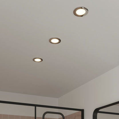 GoodHome Leavitt LED-indbygningsspot 345 lm IP44 4000 K sølv, 3 stk.
