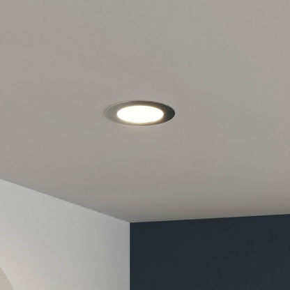 GoodHome Octave LED-indbygningsspot 1300 lm IP44 4000 K sølv