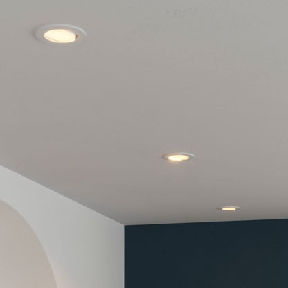 GoodHome Quimby indbygningsspot 350 lm 2700 K hvid 3 stk. DIM