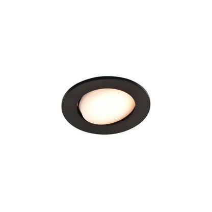 GoodHome Quimby indbygningsspot 350 lm 2700 K sort 3 stk. DIM