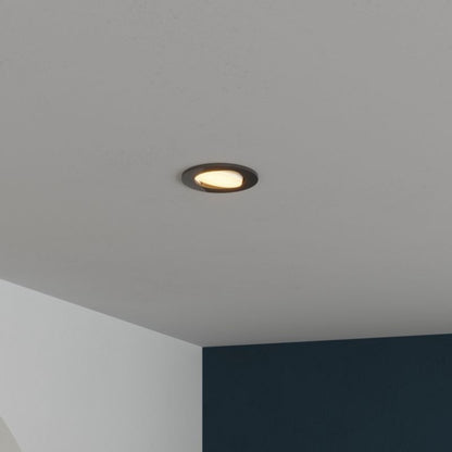 GoodHome Quimby indbygningsspot 350 lm 2700 K sort med dæmper