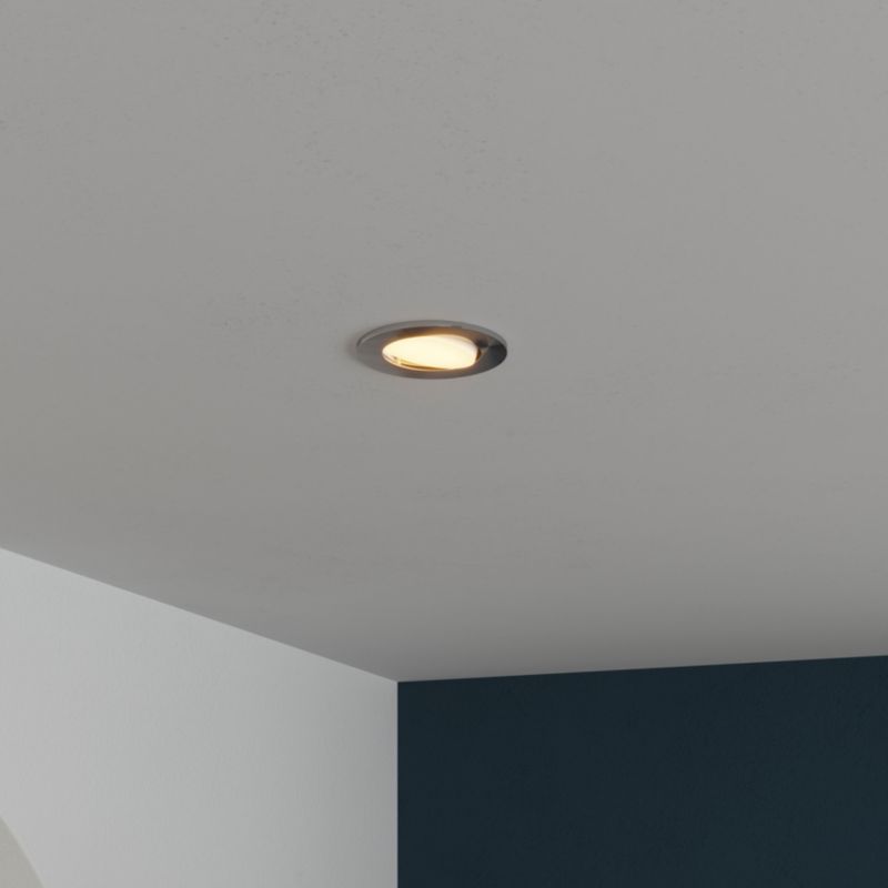 GoodHome Quimby LED-indbygningsspot 350 lm 2700 K sølv med dæmper