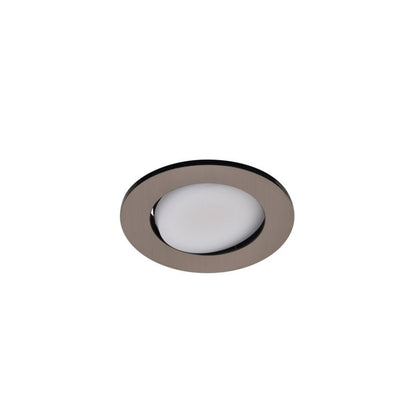 GoodHome Quimby LED-indbygningsspot 350 lm 2700 K sølv med dæmper