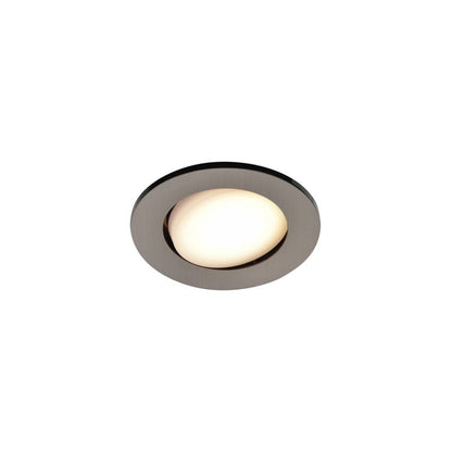 GoodHome Quimby LED-indbygningsspot 350 lm 2700 K sølv med dæmper