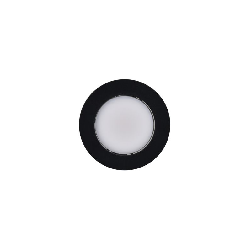 GoodHome Quimby LED-indbygningsspot 350 lm 4000 K sort 3 stk. med dæmper