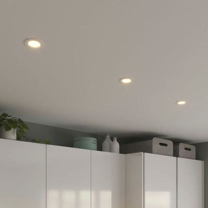 GoodHome Thorold LED-indbygningsspot 450 lm hvid 3 stk.