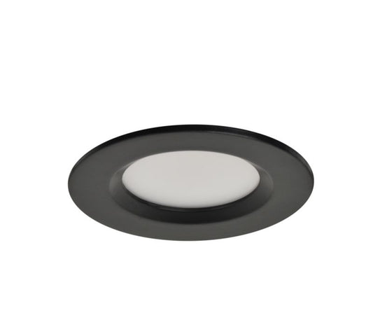 GoodHome Thorold LED-indbygningsspot 450 lm sort, sæt med 3 stk.
