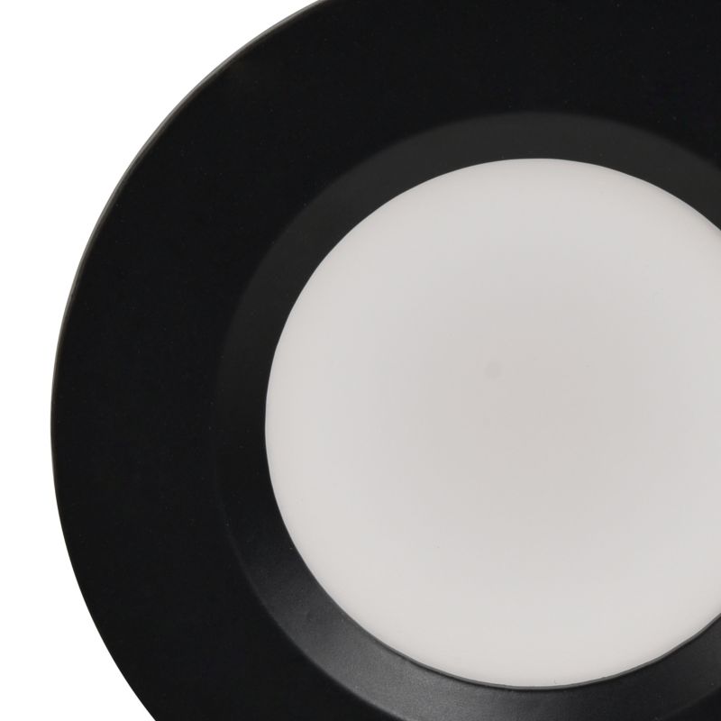 GoodHome Thorold CCT 450 lm indbygningsspot i mat-sort