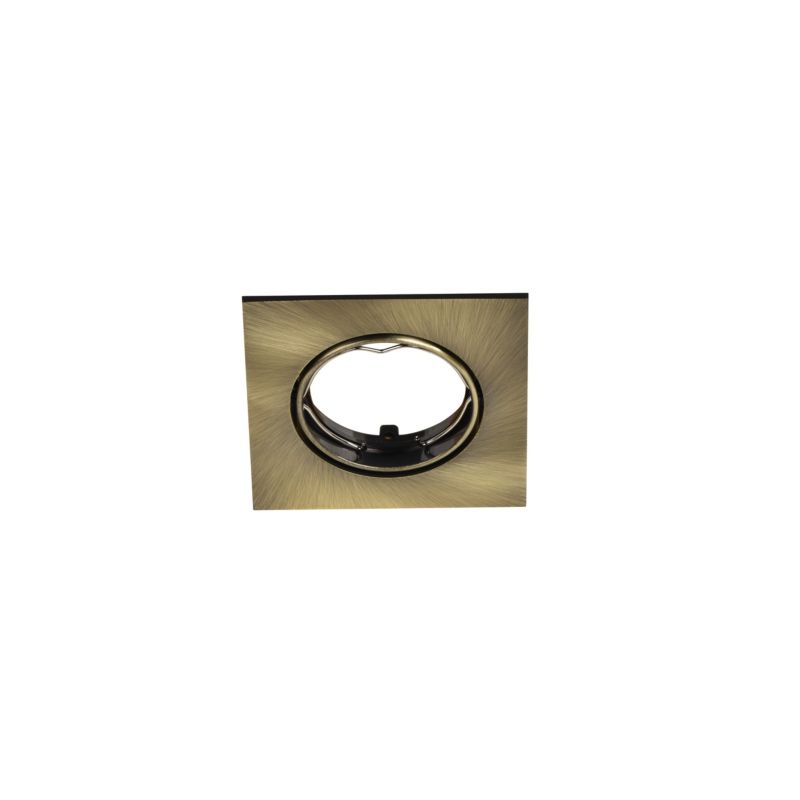 Indbygningsspot Ares 85x85 mm Guld