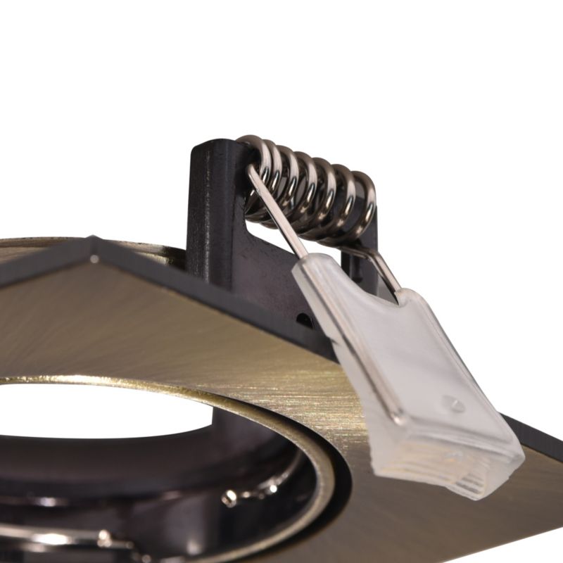 GoodHome Ares kvadratisk loftspot i guld