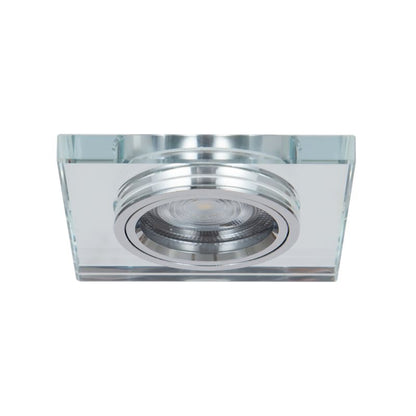 GoodHome Octave kvadratisk indbygningsspot 345 lm 2700 K glas