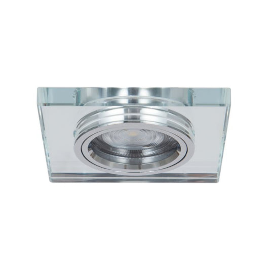 GoodHome Octave kvadratisk indbygningsspot 345 lm 2700 K glas