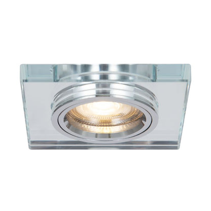 GoodHome Octave kvadratisk indbygningsspot 345 lm 2700 K glas