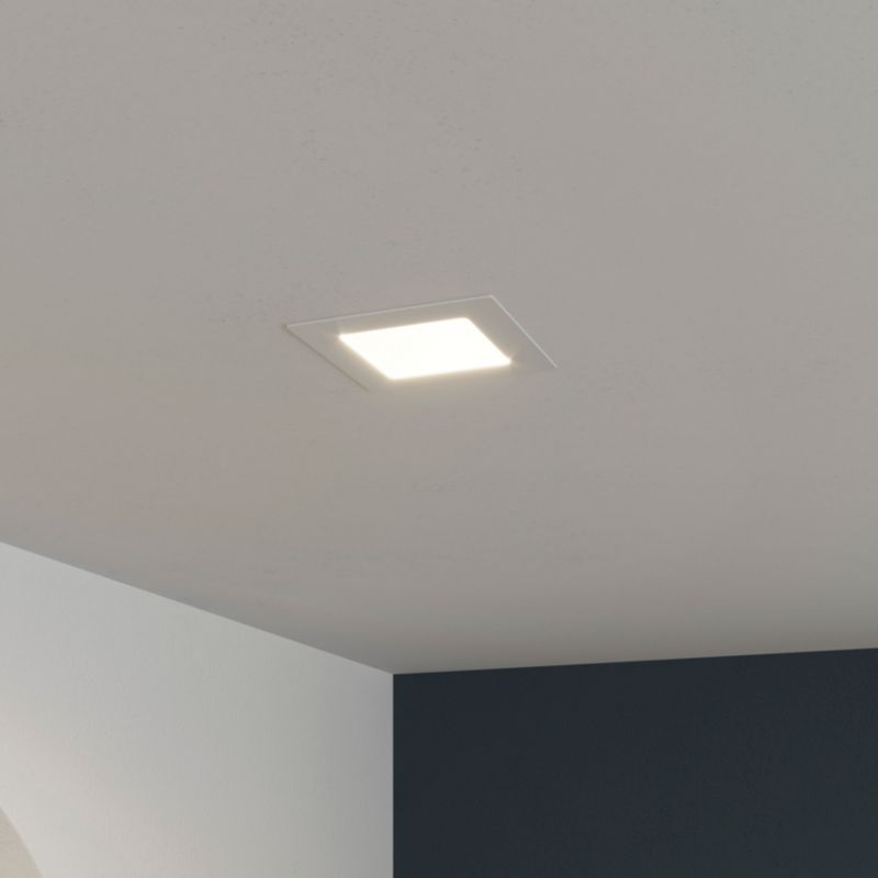 GoodHome Octave firkantet loftspot 350 lm 4000 K hvid