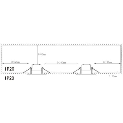LED-indbygningsspot 345 lm 2700 K 8 cm krom
