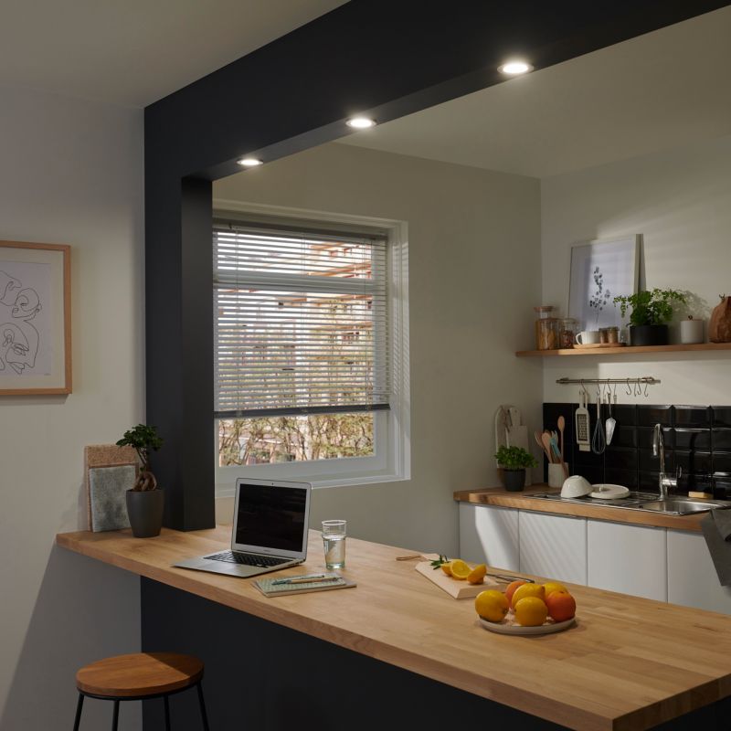 LED-indbygningsspot Colours Thorold 2700/4000 K rund krom