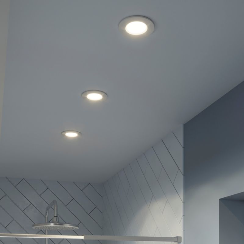 GoodHome Etana LED-indbygningsspot 345 lm 4000 K IP65 hvid 3 stk.