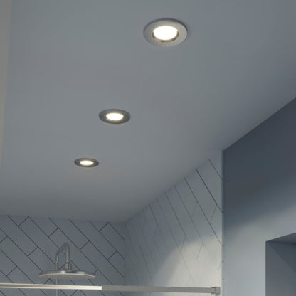 GoodHome Etana LED-indbygningsspot 345 lm 4000 K IP65 krom 3 stk.