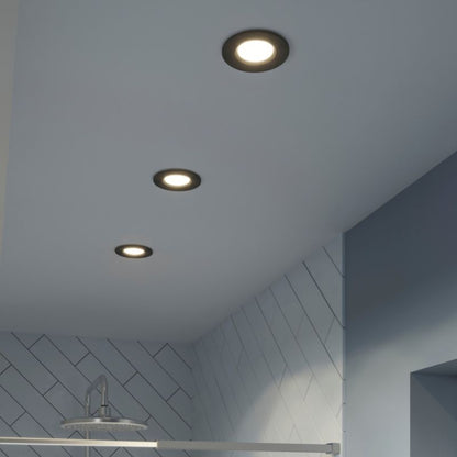 GoodHome Etana LED-spot 345 lm 4000 K IP65 mat-sort 3 stk.