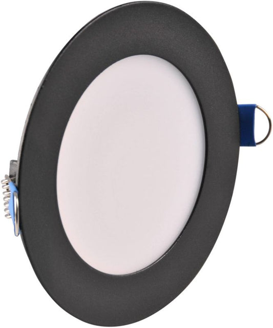 Goldlux Rigel rund LED-spot 550 lm 4000 K sort