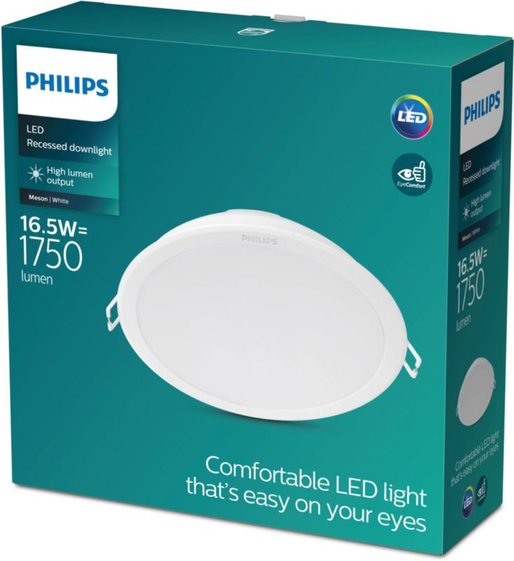 LED Indbygningsspot Philips Meson 1750 lm 4000 K Hvid