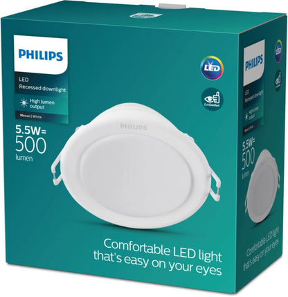 Philips Meson LED-indbygningsspot 500 lm 3000 K hvid