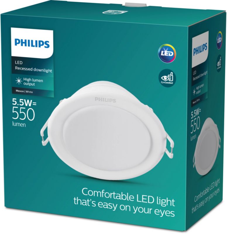 LED Indbygningsspot Meson 550 lm 4000 K Hvid
