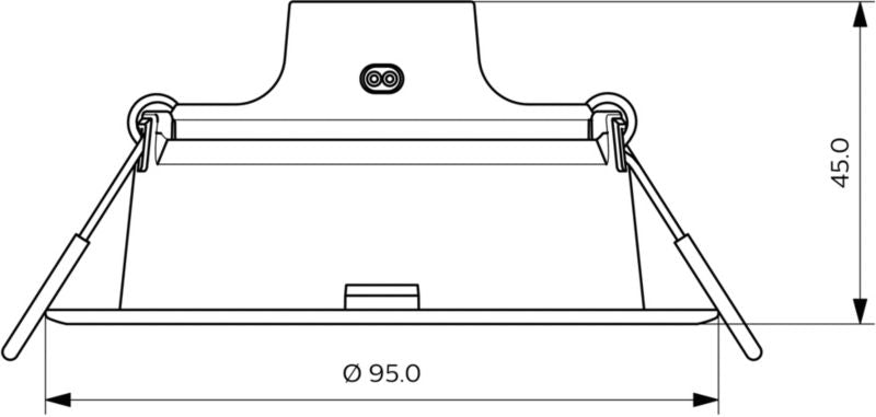 Philips Meson LED-spot 550 lm 4000 K hvid