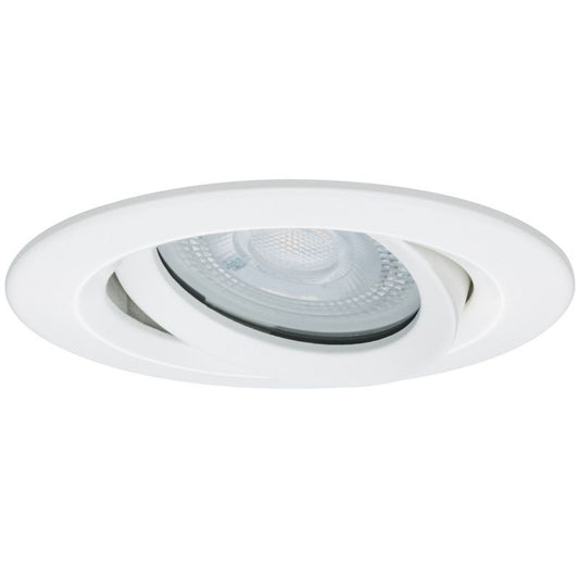 Light Prestige Lagos indbygningsspot, bevægeligt, hvid, IP65, 1 x GU10, 1 stk.