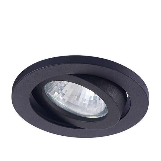 Light Prestige Lagos indbygningsspot sort IP20 1 x GU10 1 stk.