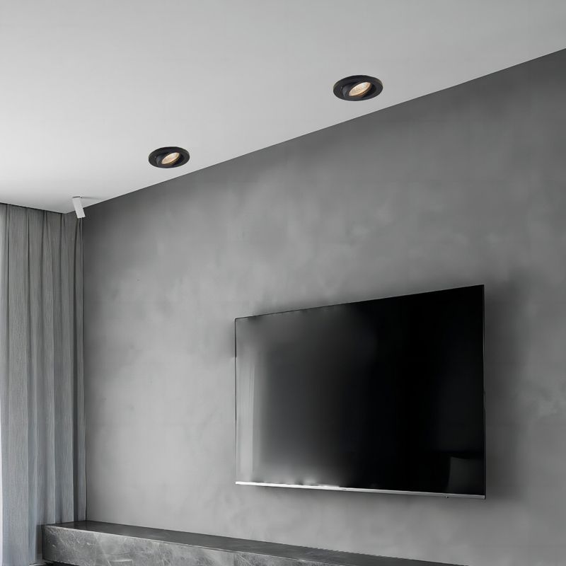 Light Prestige Lagos indbygningsspot sort IP20 1 x GU10 1 stk.