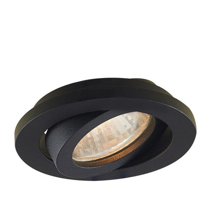 Light Prestige Lagos indbygningsspot sort IP20 1 x GU10 1 stk.
