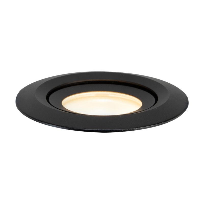 Light Prestige Lagos indbygningsspot sort IP65 1 x GU10 1 stk.