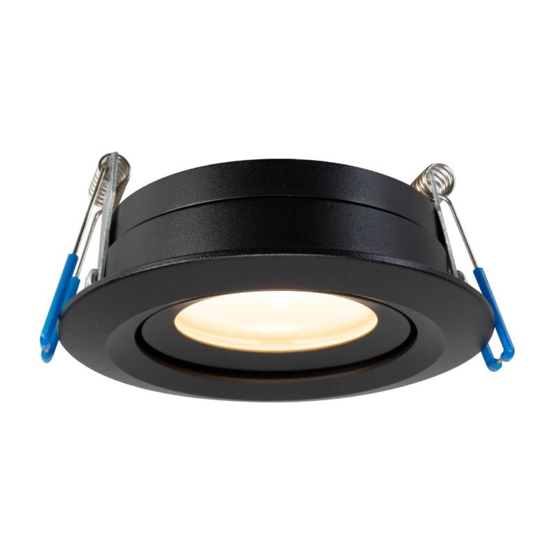 Light Prestige Lagos indbygningsspot sort IP65 1 x GU10 1 stk.