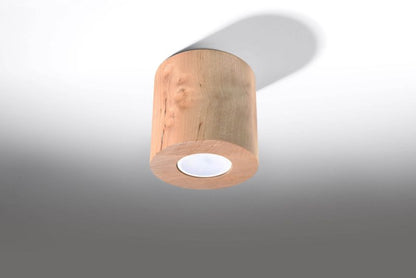 Luminex indbygningsspot 1 x GU10 i træ