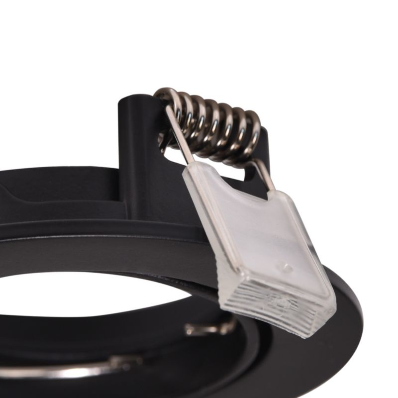 GoodHome Ares rund loftspot i sort