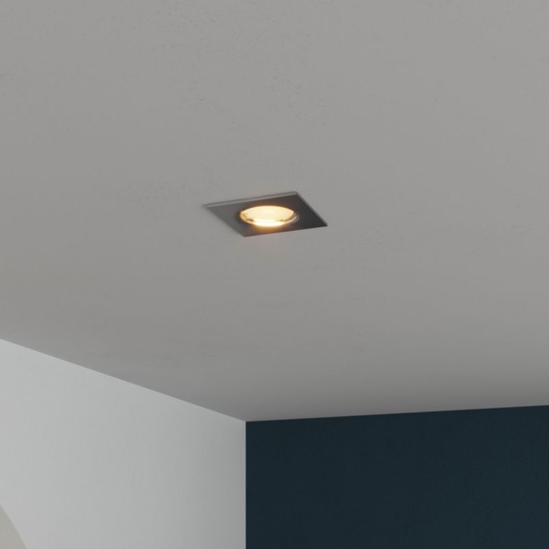 GoodHome Ares rund loftspot i satinfinish