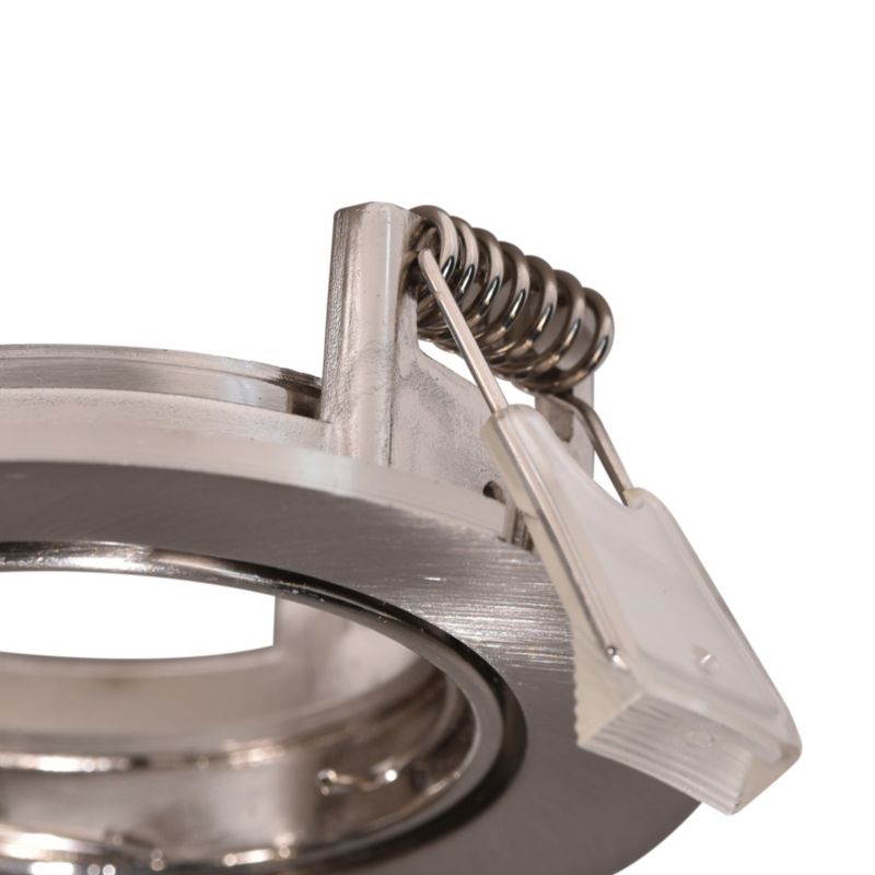 GoodHome Ares rund loftspot i satinfinish