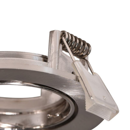 GoodHome Ares rund loftspot i satinfinish